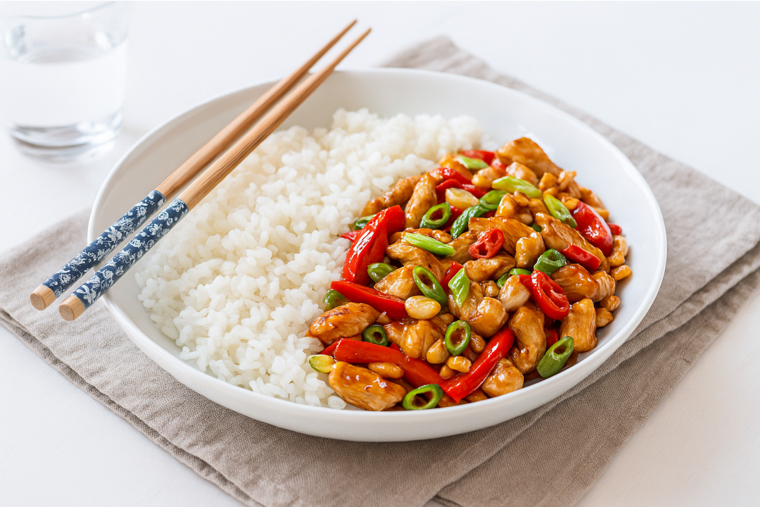kung-pao ako z Ázie