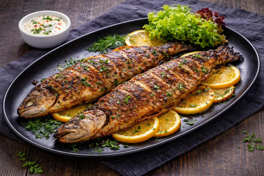 Pečený pstruh v chilli marináde