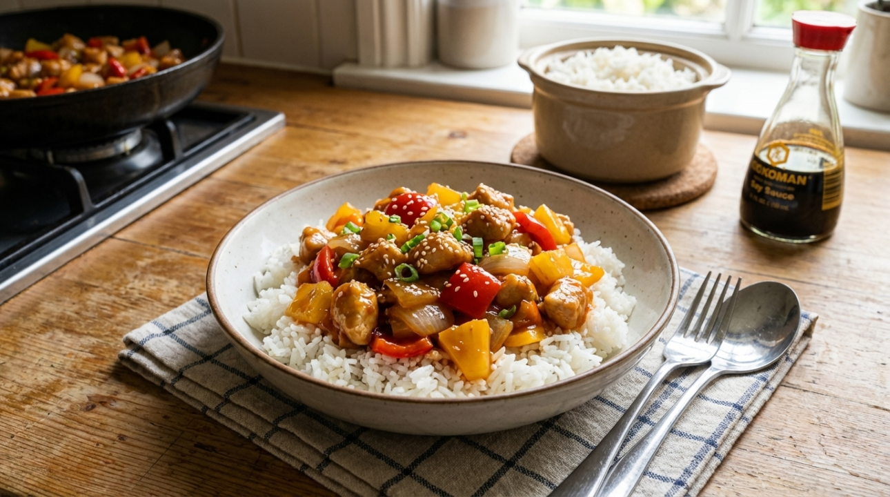 kuracie prsia v sladkokyslej omáčke