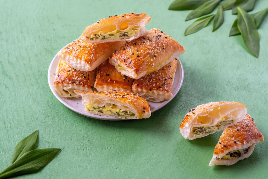 Taštičky s medvedím cesnakom