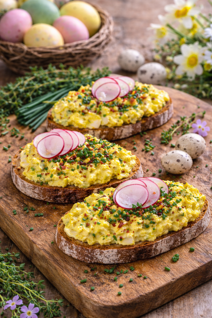 vajíčková nátierka nátierka s ricottou